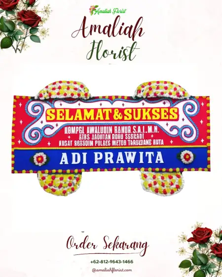 Papan Bunga Ucapan Selamat Bermi
